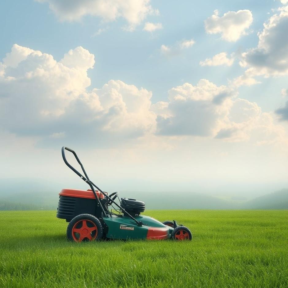 Dream : Mowing grass in a dream