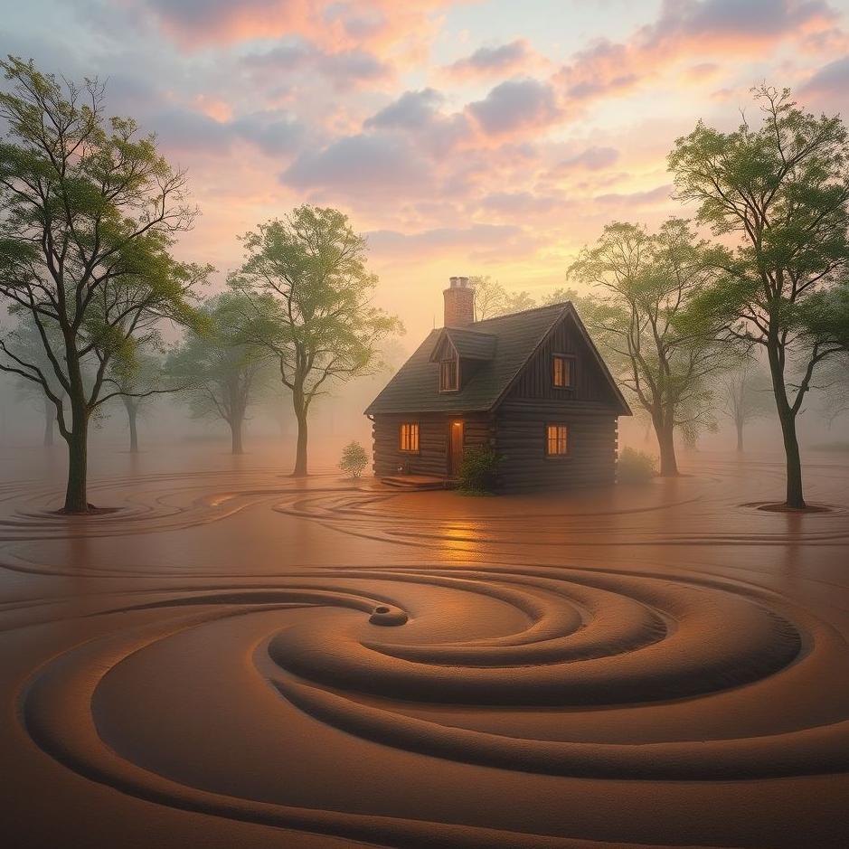 Dream : Mud around the house in a dream