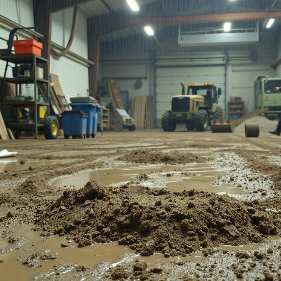 Dream : Mud in the workplace in a dream