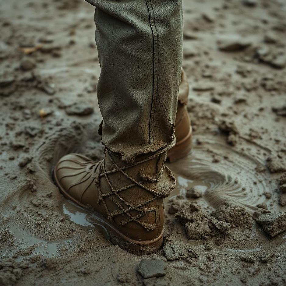 Dream : Mud on the leg of your pants in a dream