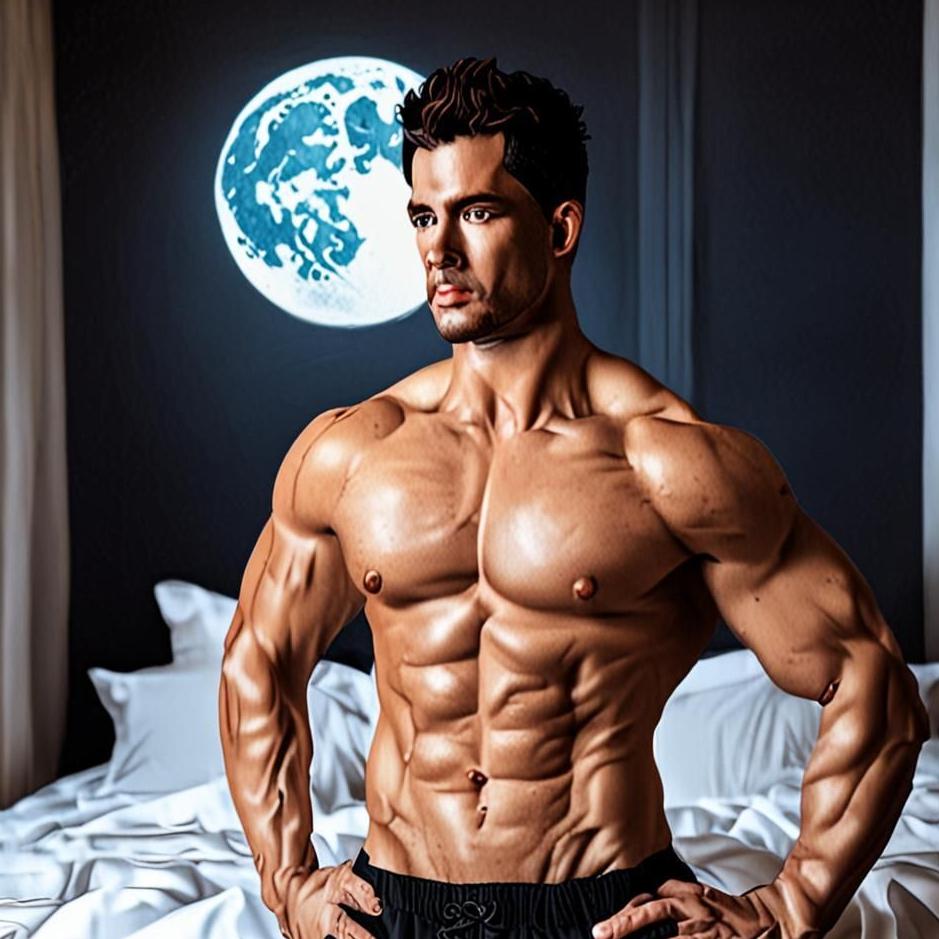 Dream : Muscular handsome man in a dream
