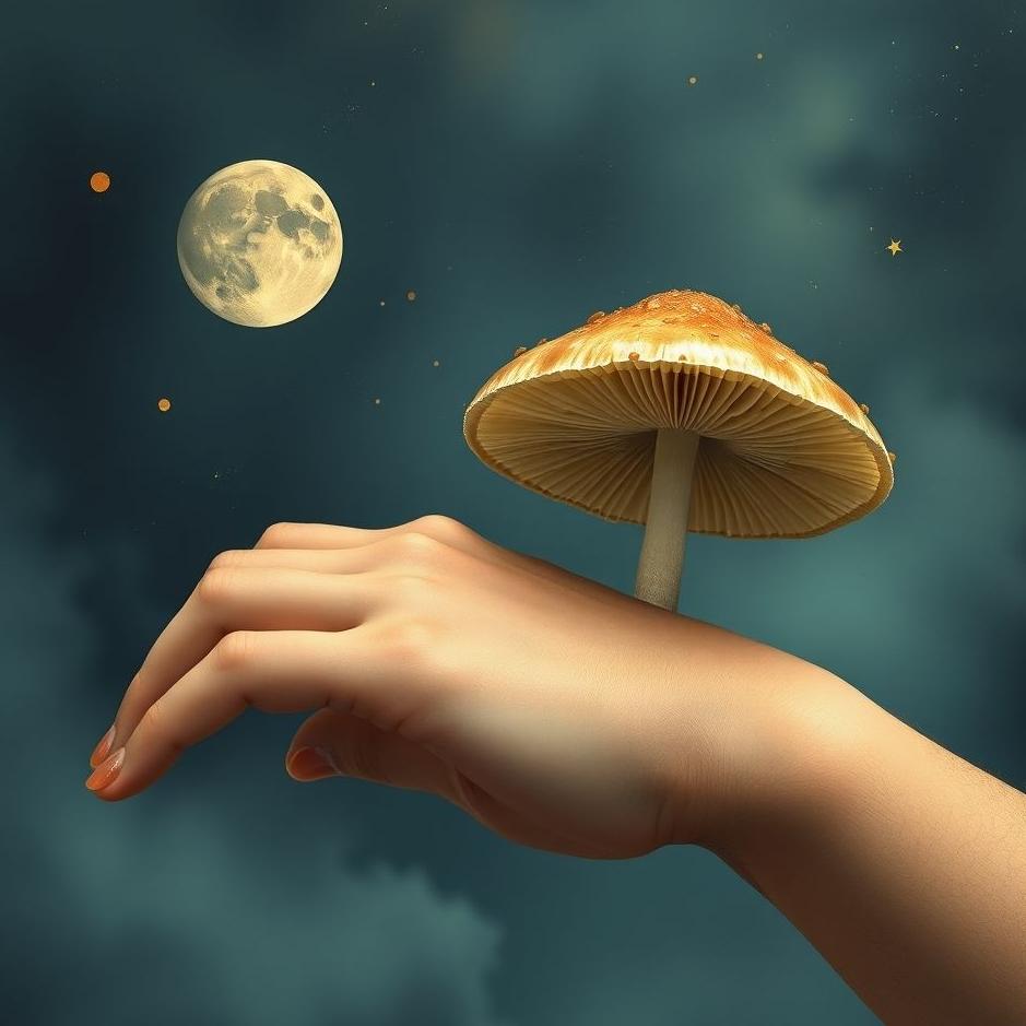 Dream : Mushroom growing on your arm in a dream