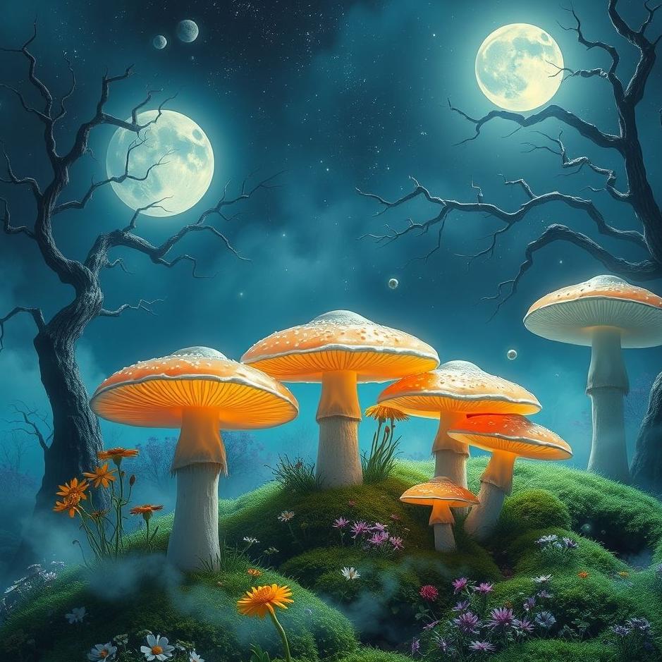 Dream : Mushroom picking in a dream