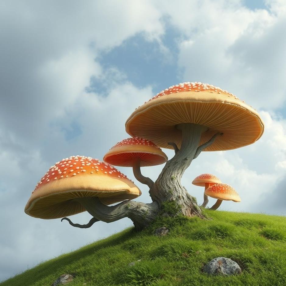 Dream : Mushroom tree in a dream