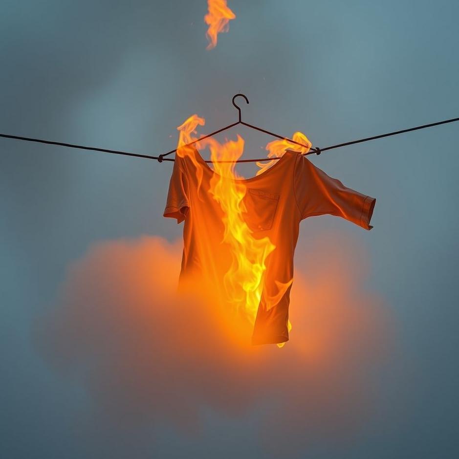 Dream : My clothes burning in a dream