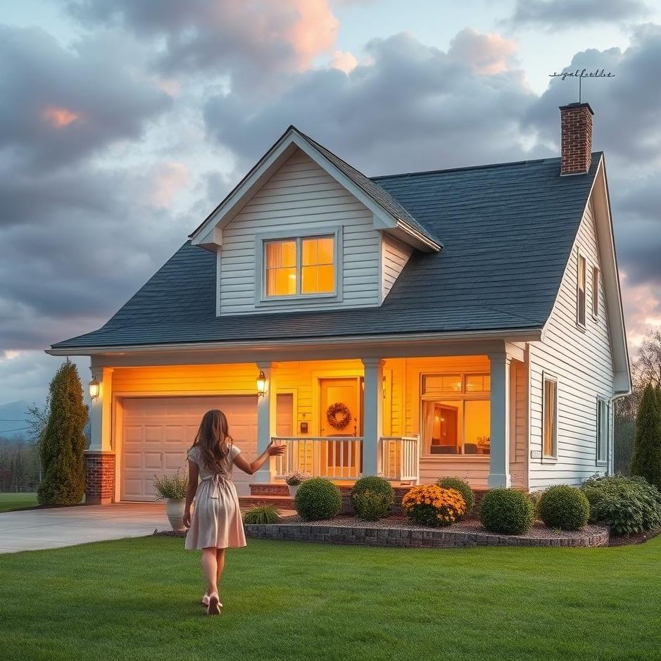 Dream : My daughter buying a house in a dream