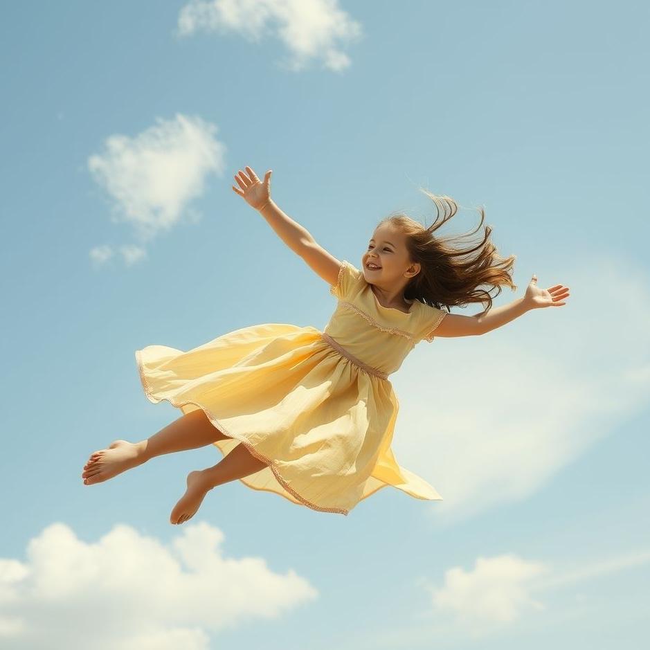 Dream : My daughter flying in a dream