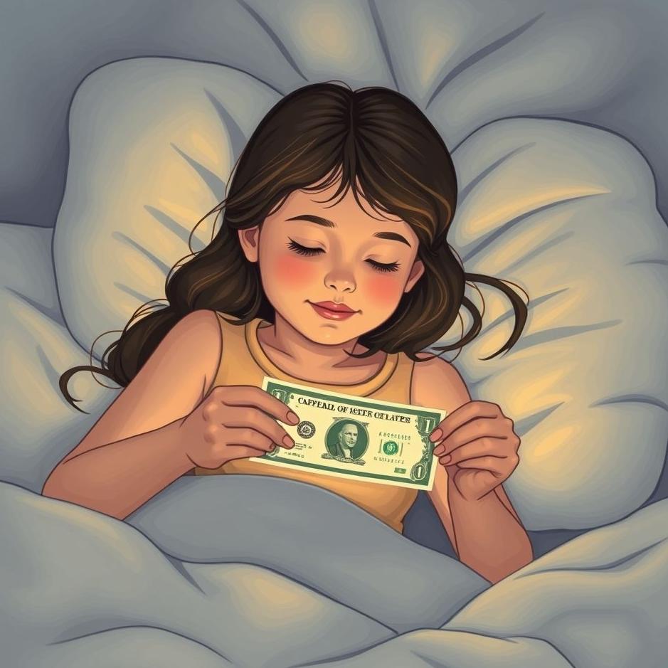 Dream : My daughter giving me money in a dream