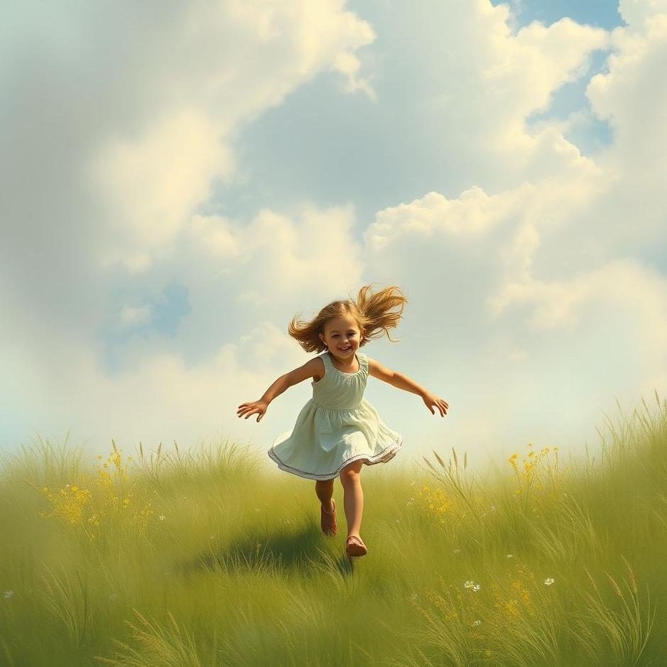 Dream : My daughter running in a dream