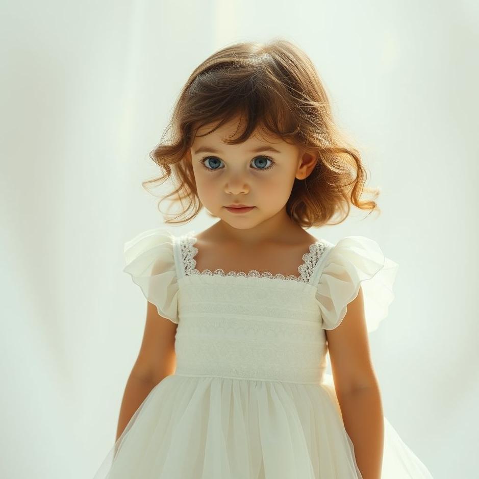 Dream : My daughter wearing a white dress in a dream