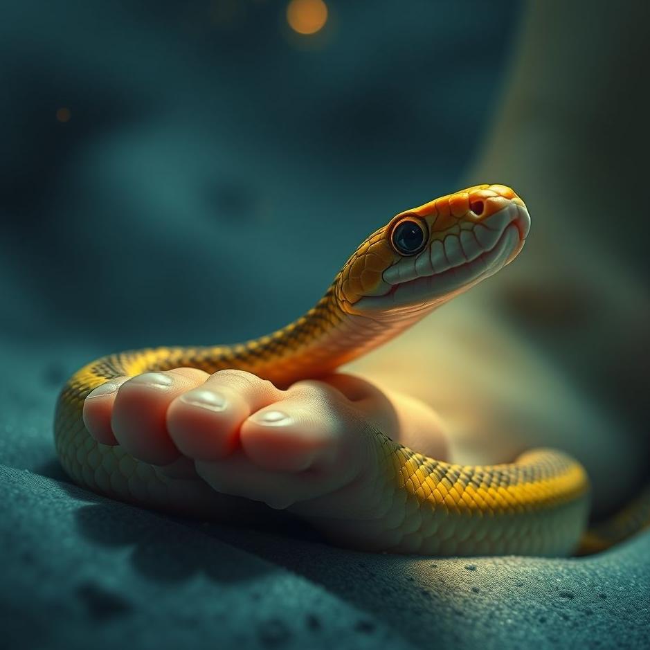 Dream : My foot snake sting in the dream
