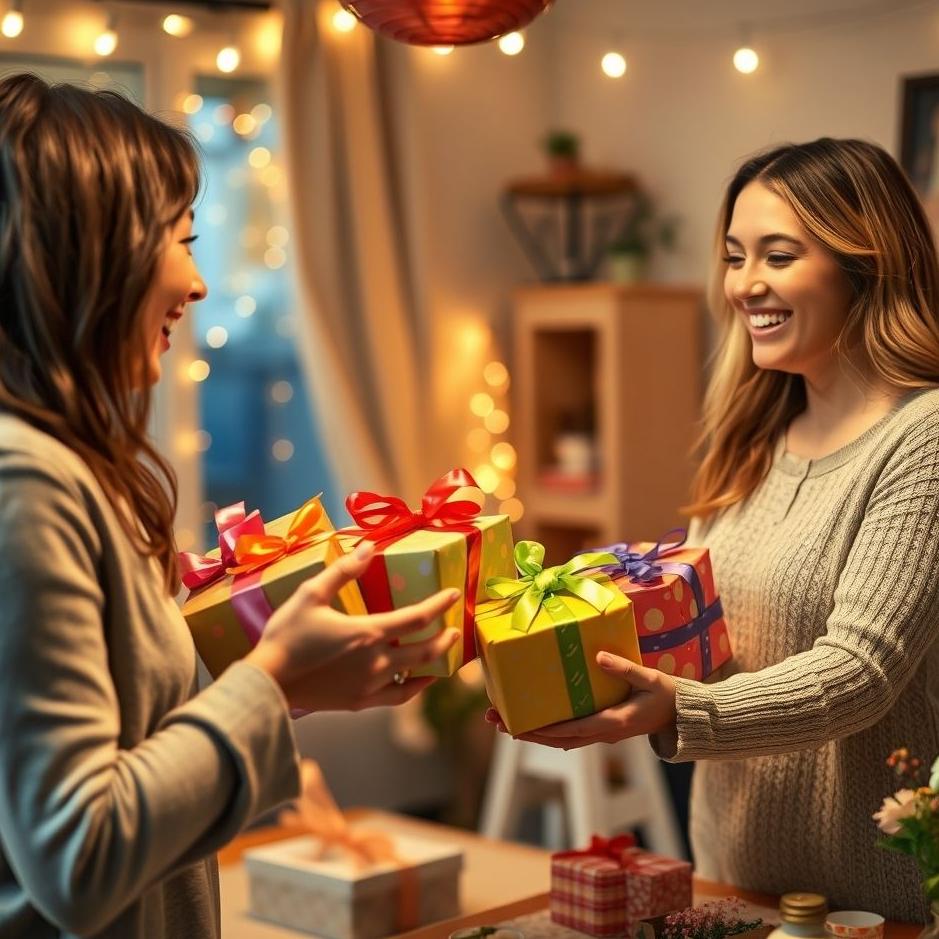 Dream : My friend to give me gifts