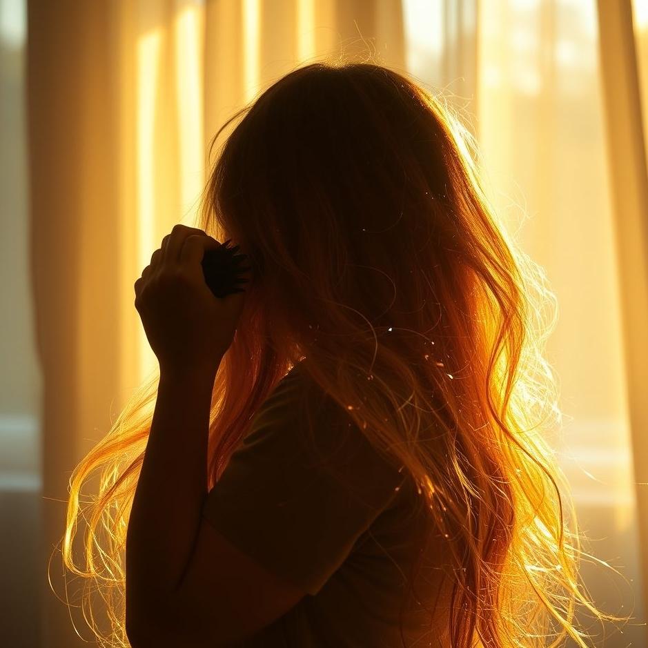 Dream : My mother's hair sparked