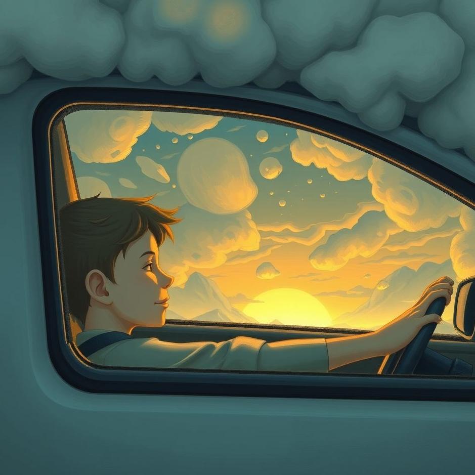 Dream : My son driving a car in a dream