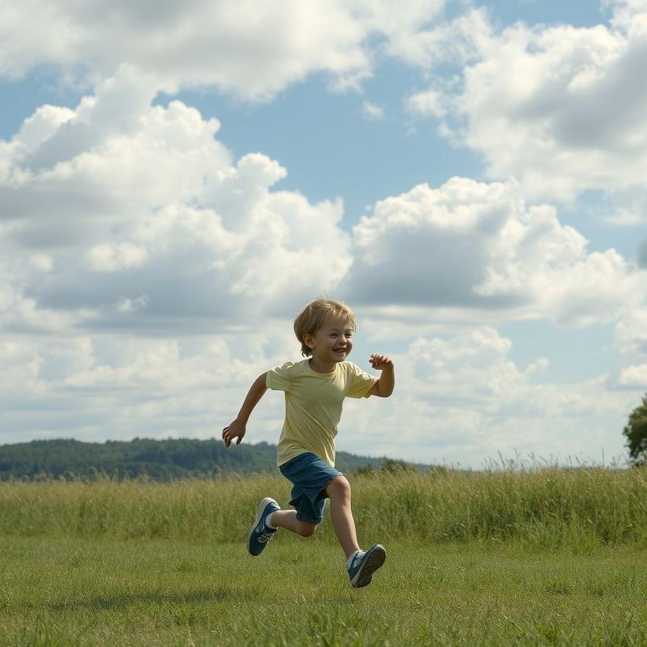 Dream : My son running in a dream