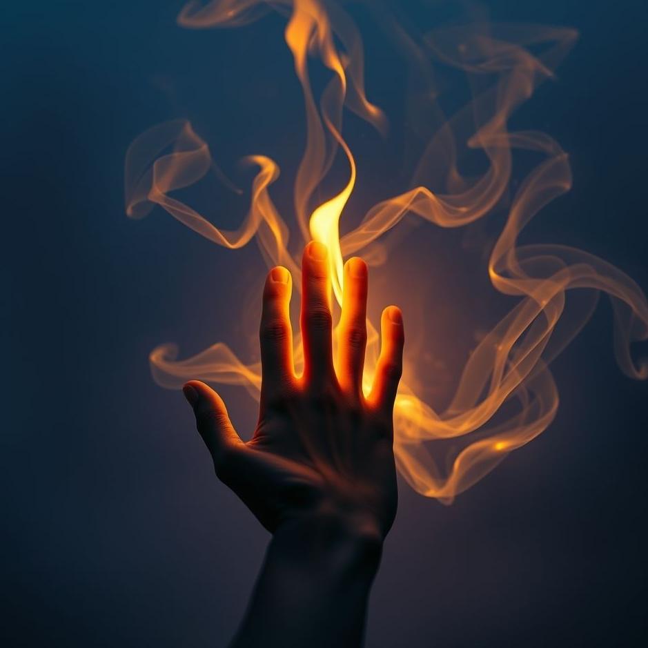Dream : My wife's hand burning in a dream