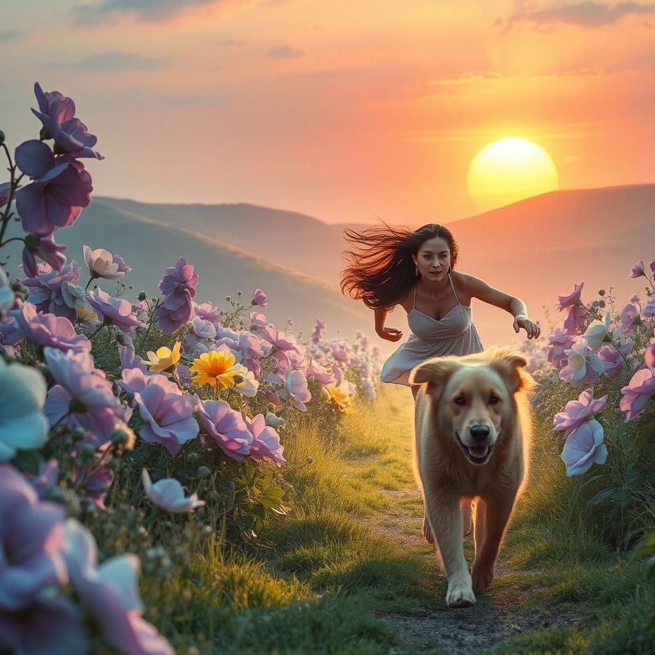Dream : My wife being chased by a dog in a dream