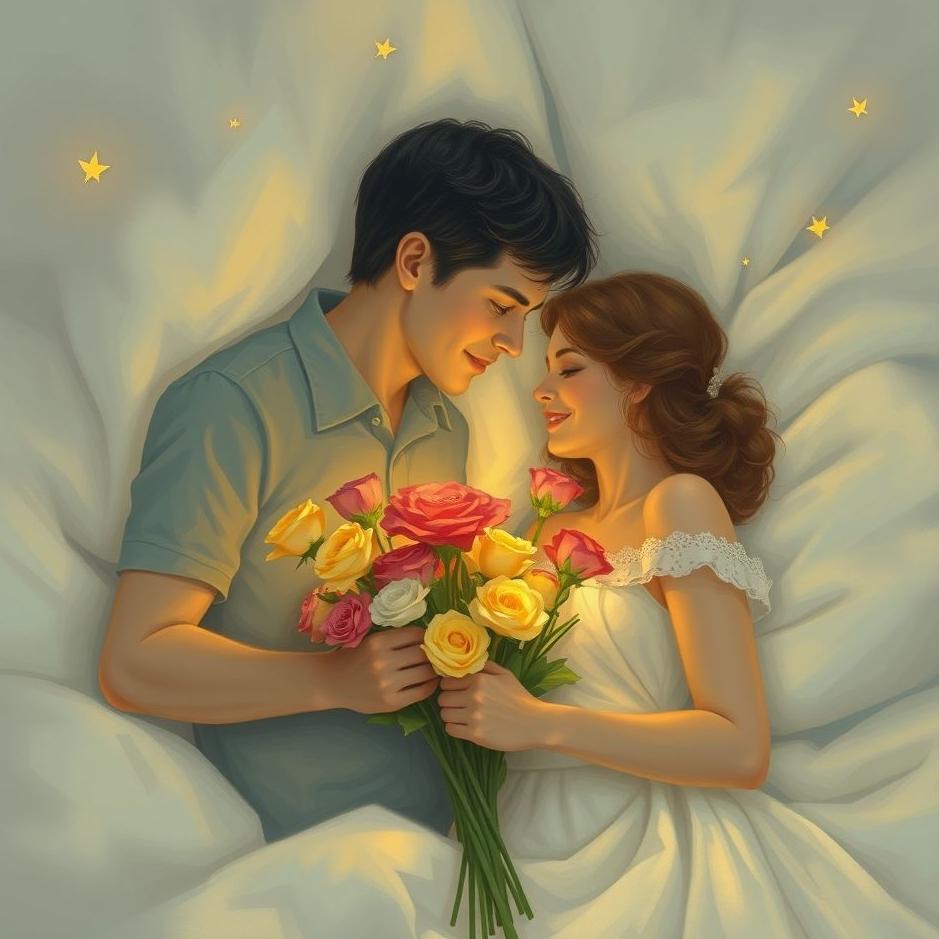 Dream : My wife giving me flowers in a dream