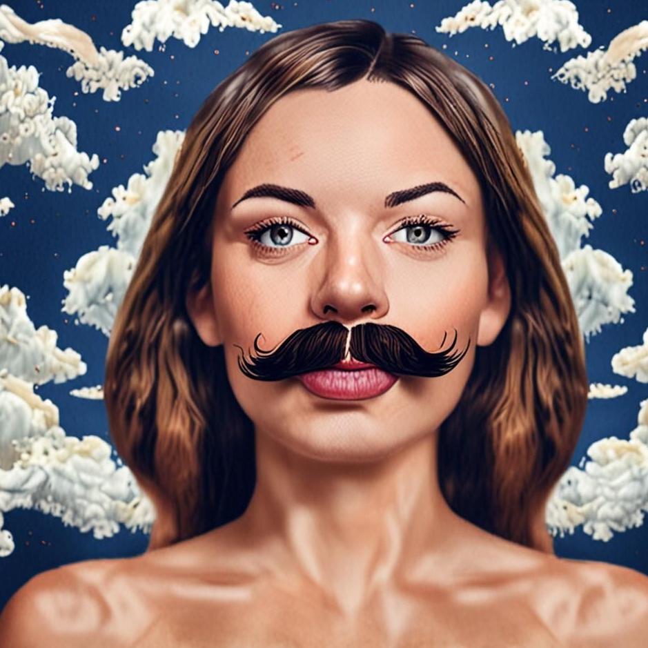 Dream : My wife with a moustache in a dream