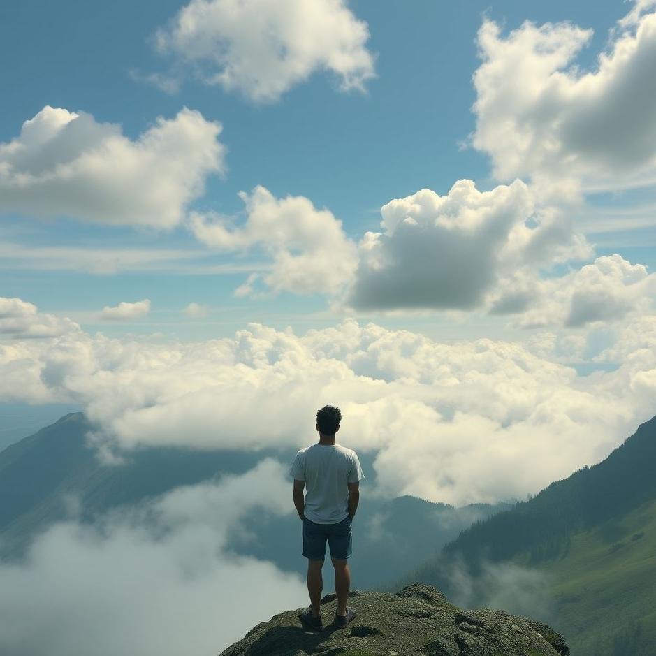 Dream : Myself high up in a dream