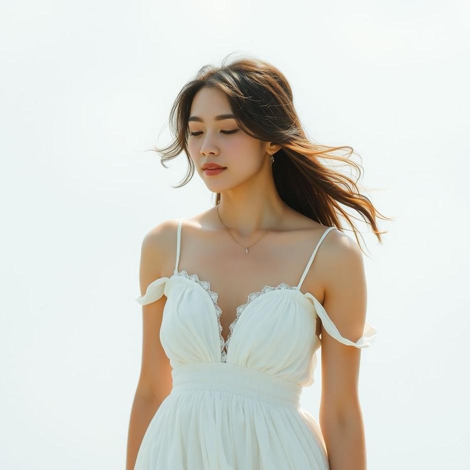 Dream : Myself in a white dress in a dream