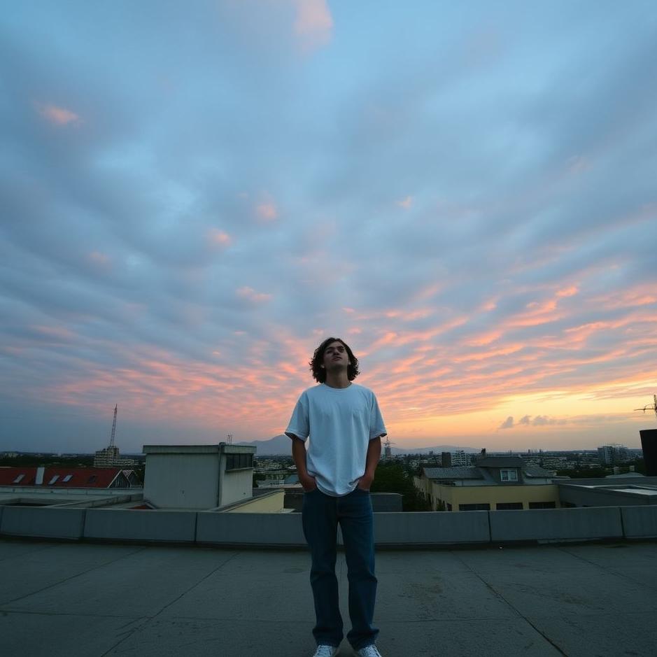 Dream : Myself on a roof in a dream