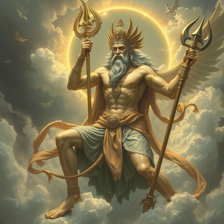 Dream : Mythological god in a dream