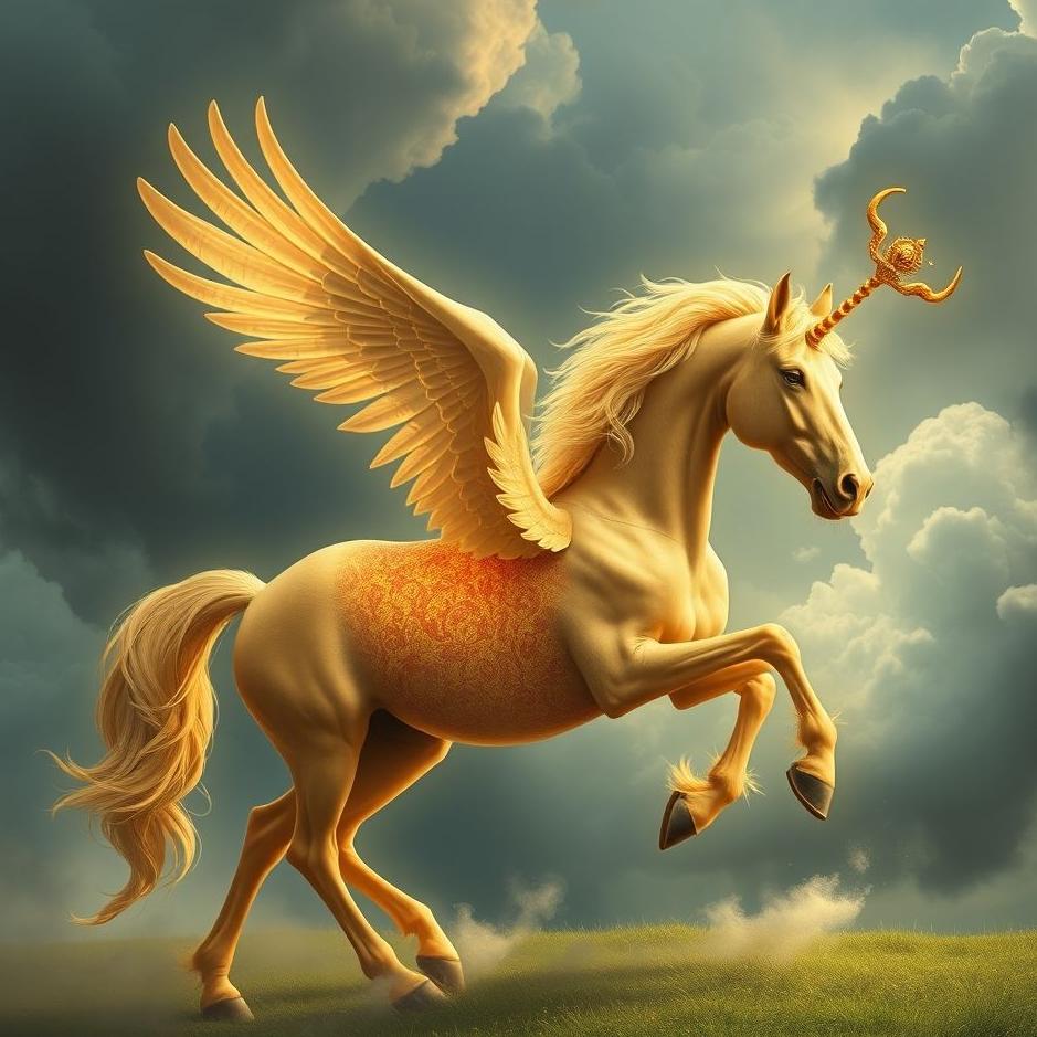 Dream : Mythological horse in a dream
