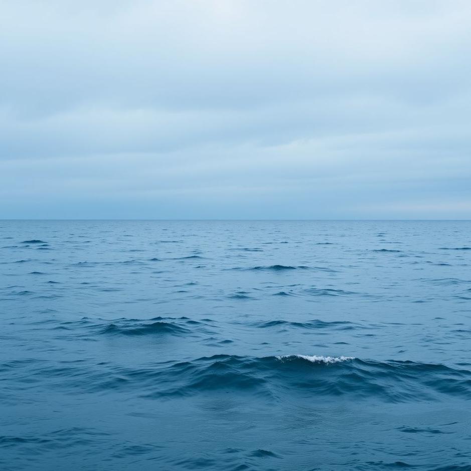 Dream : Navy blue sea in a dream