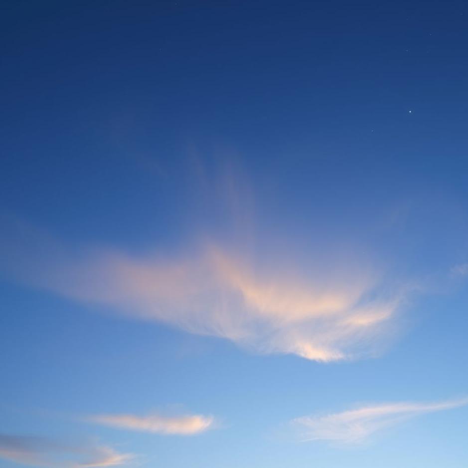 Dream : Navy blue sky in a dream