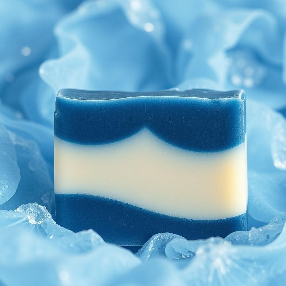 Dream : Navy blue soap in a dream