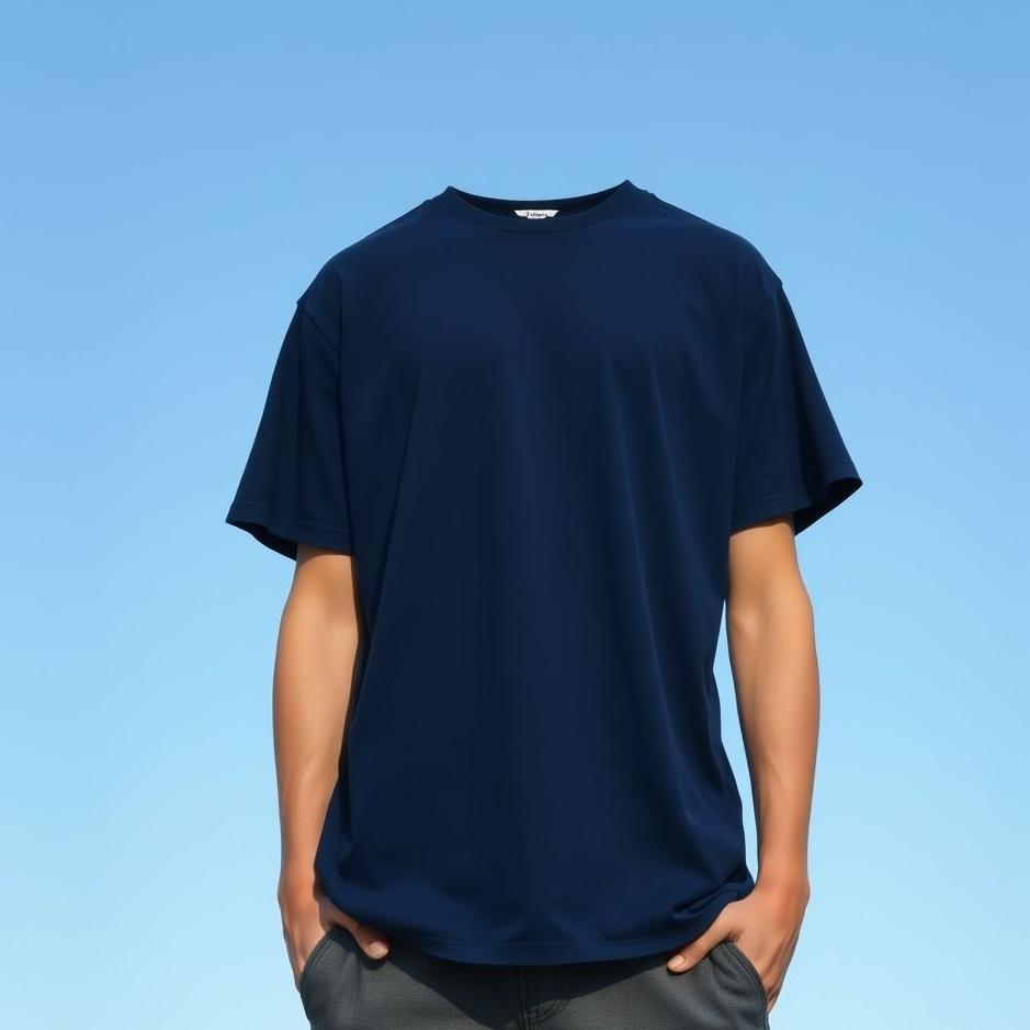 Dream : Navy blue t-shirt in a dream