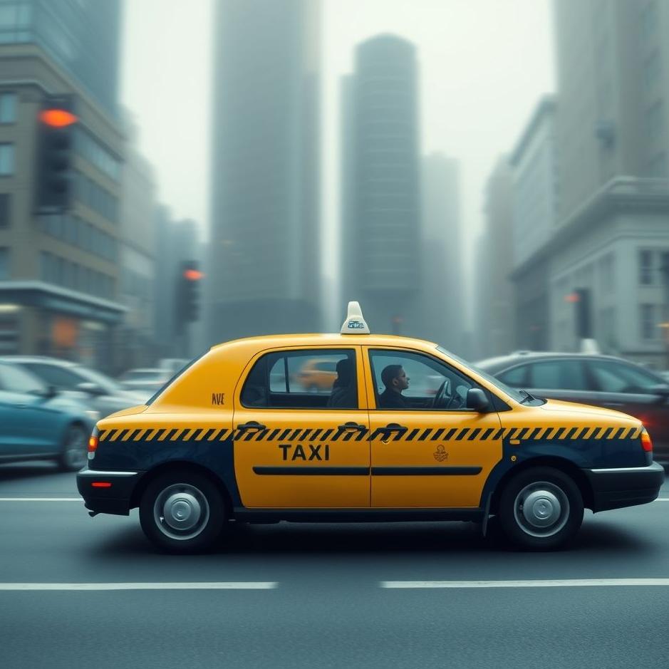 Dream Dictionary : Navy blue taxi in a dream