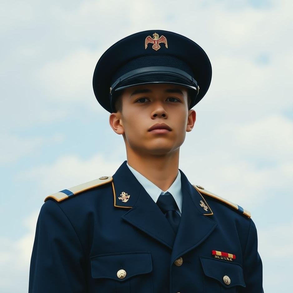 Dream : Navy blue uniform in a dream