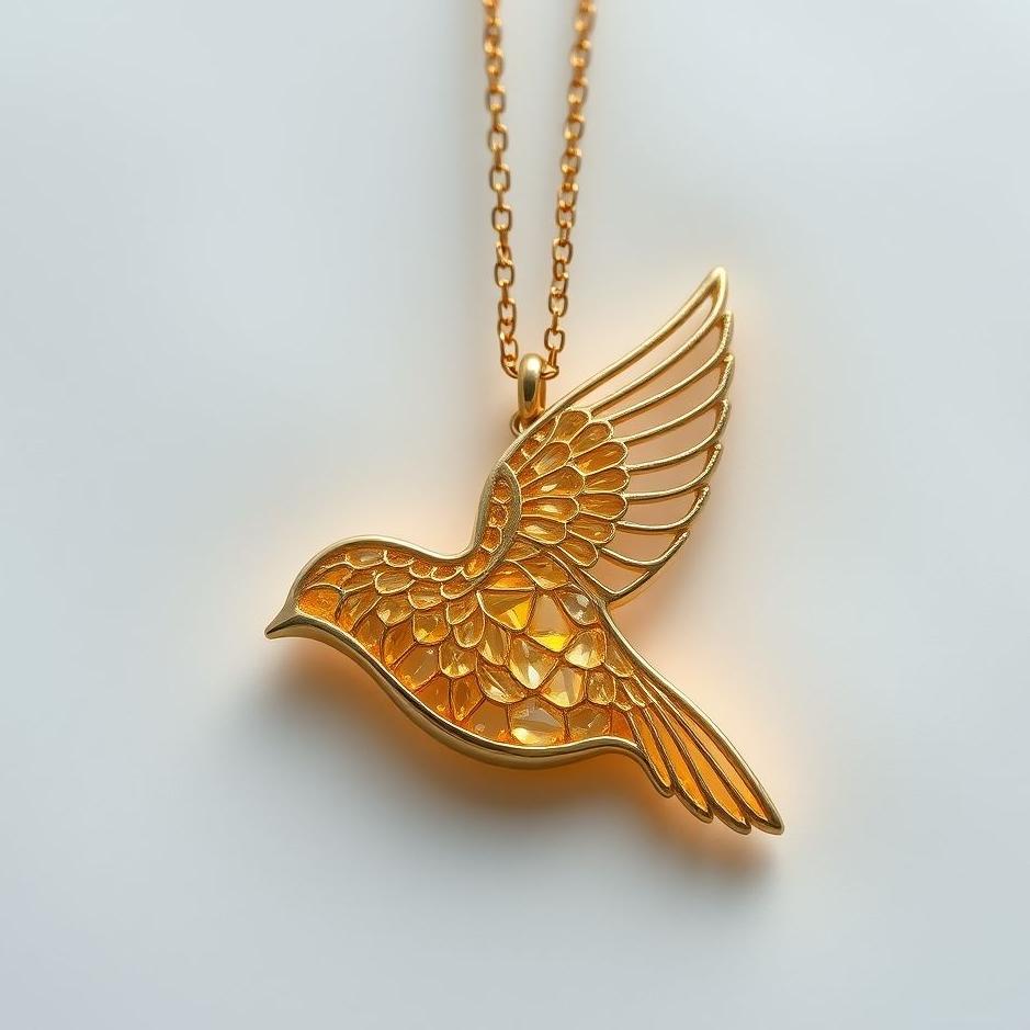 Dream : Necklace in the shape of a bird in a dream