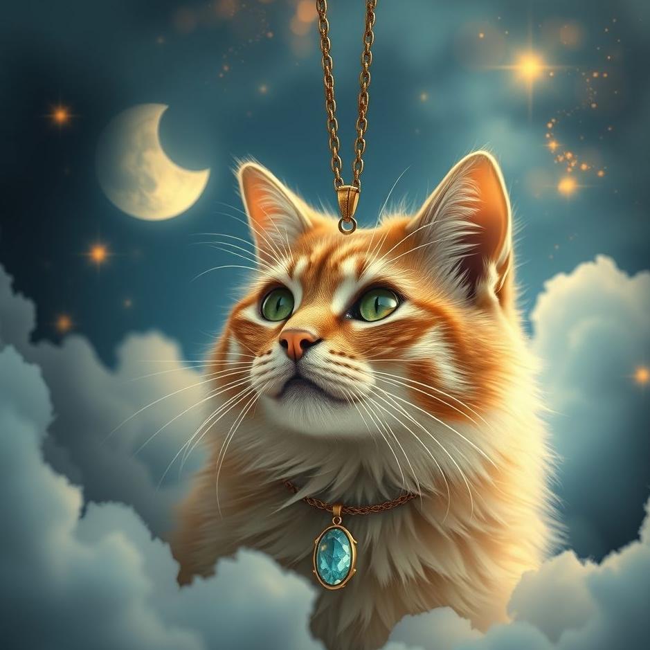Dream : Necklace with a cat in a dream