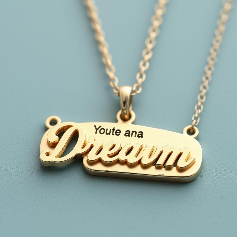 Dream : Necklace with a name written in your dream