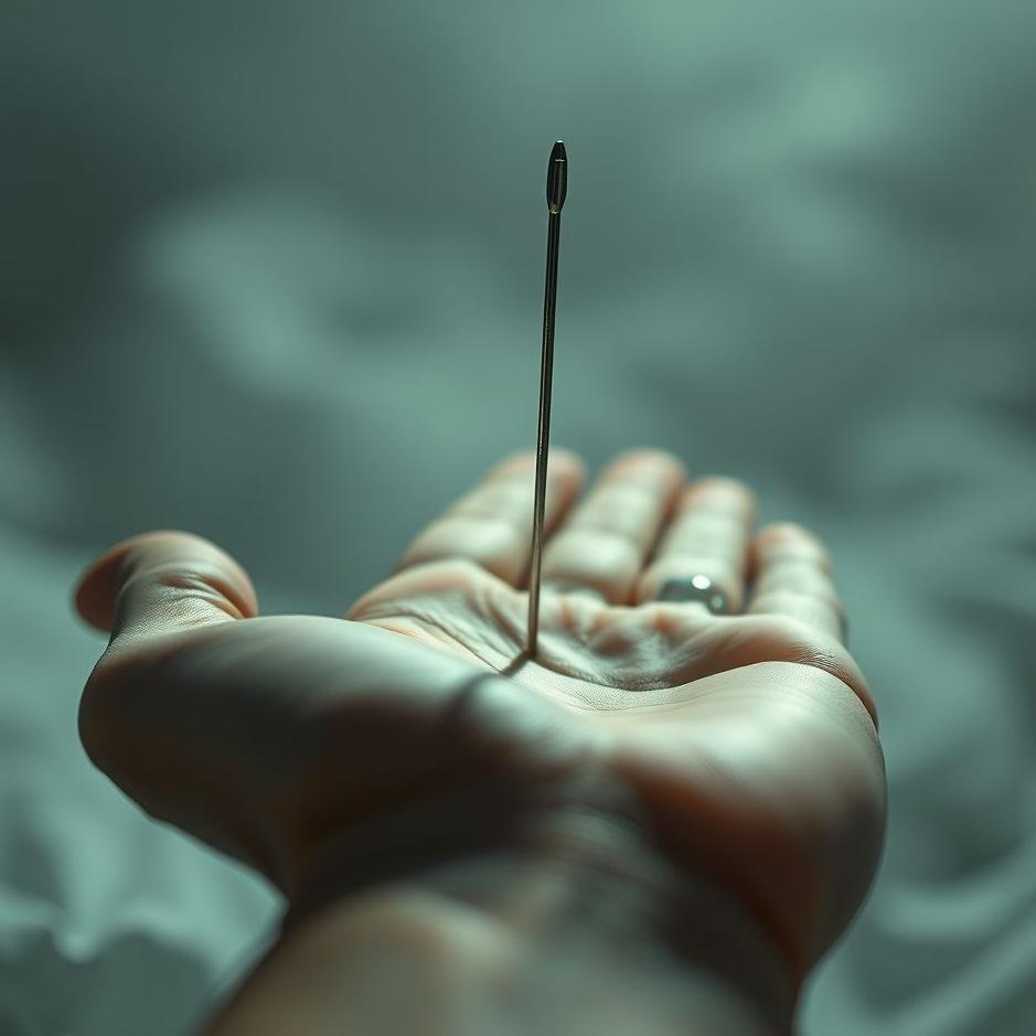 Dream : Needle stuck in your hand in a dream