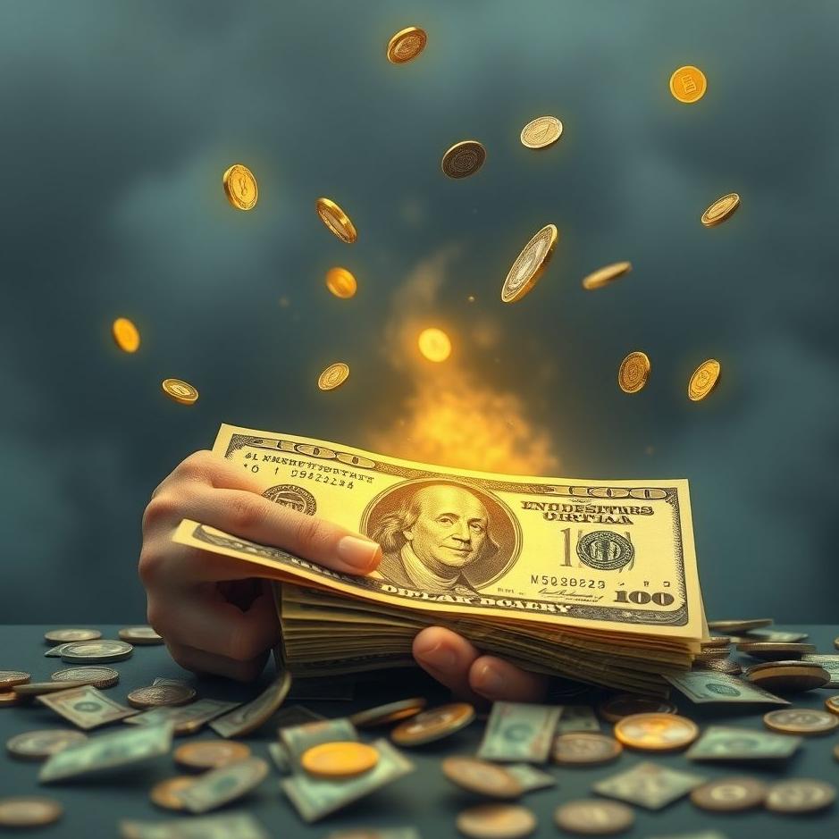 Dream : Not being able to count money in a dream