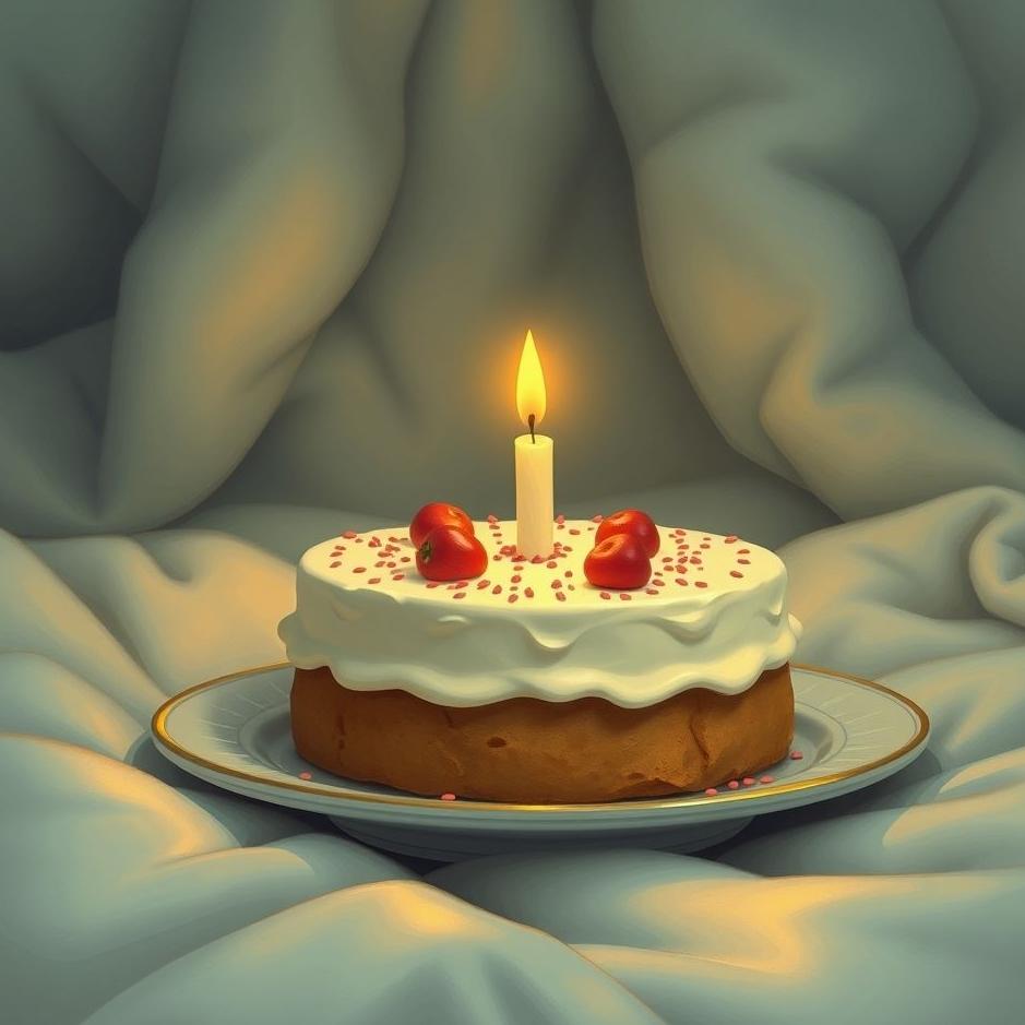 Dream : Not being able to eat cake in a dream