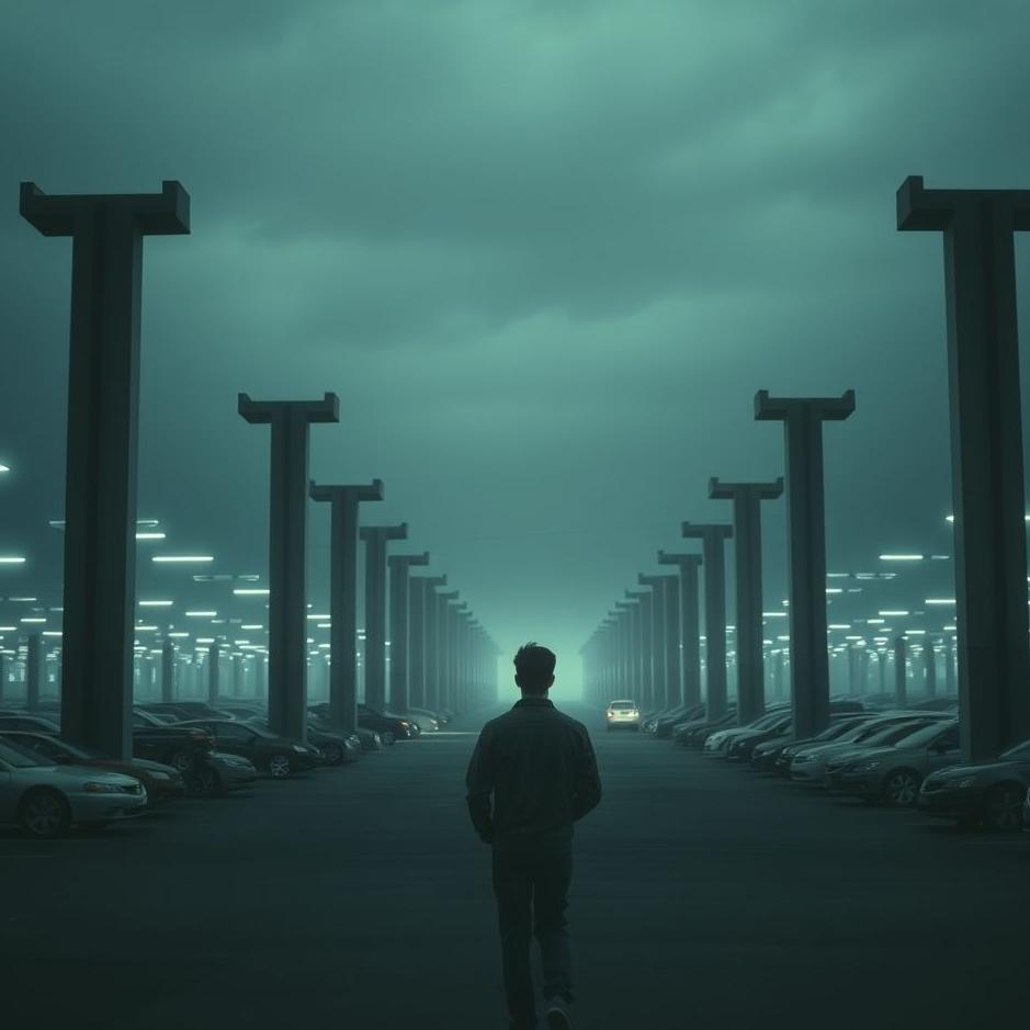 Dream : Not being able to find a place in a parking lot in a dream