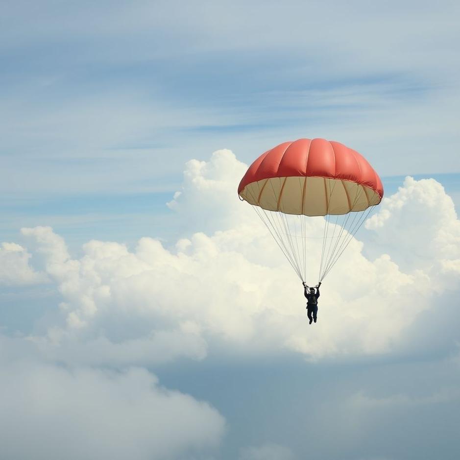 Dream Dictionary : Not being able to fly with a parachute in a dream