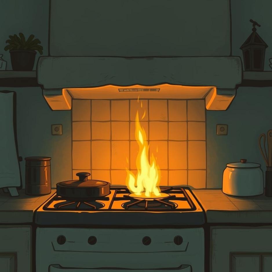 Dream : Not being able to light the stove in a dream