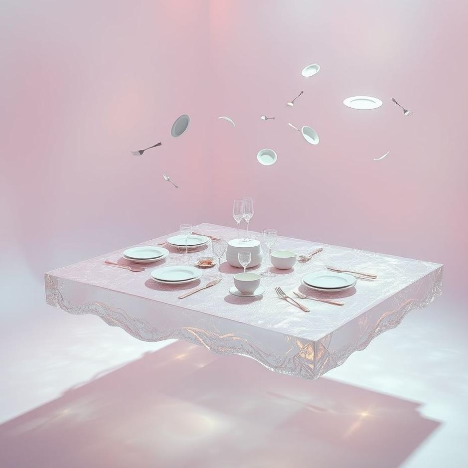 Dream : Not being able to set a table in a dream