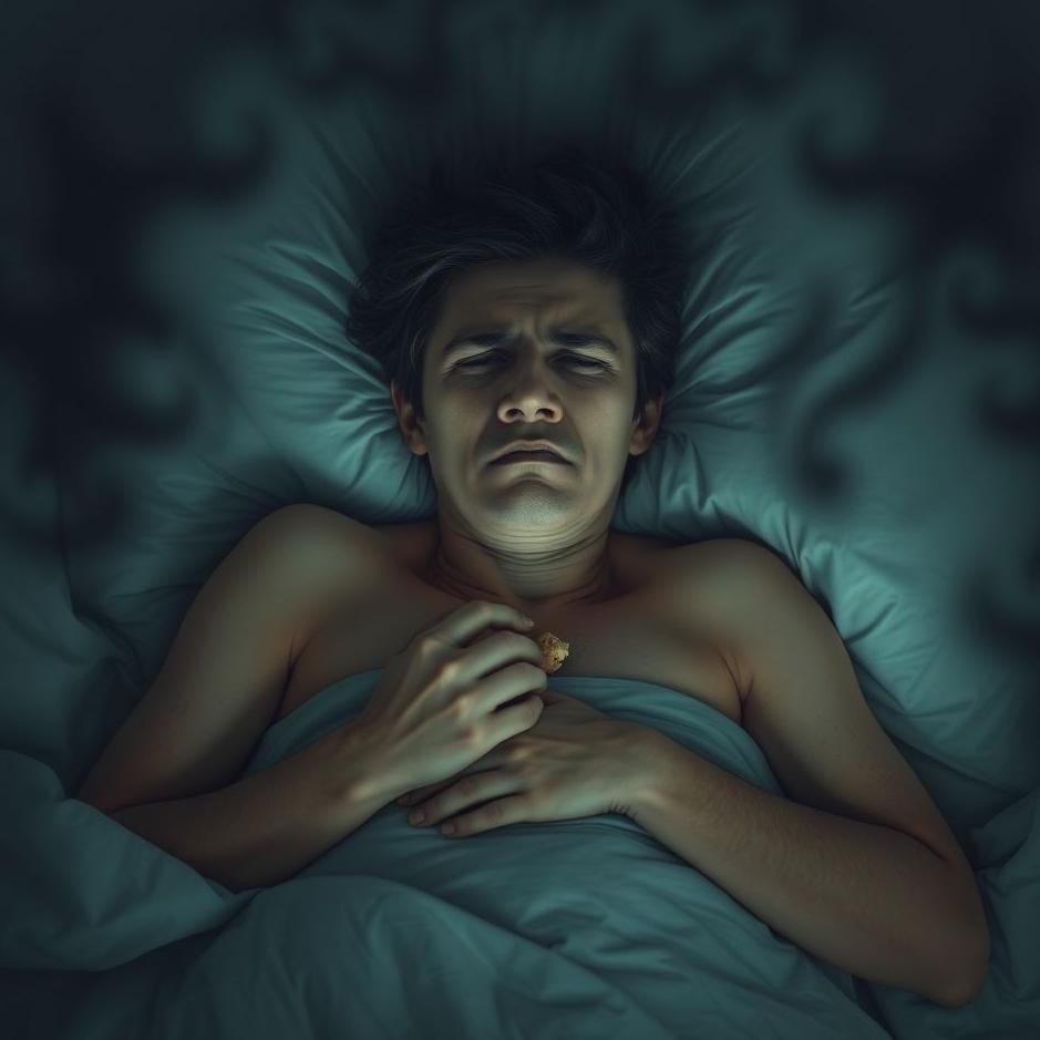 Dream : Not being able to swallow a bite in a dream