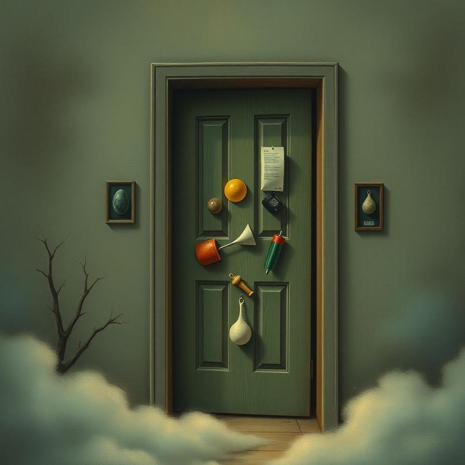 Dream : Objects at the door in a dream