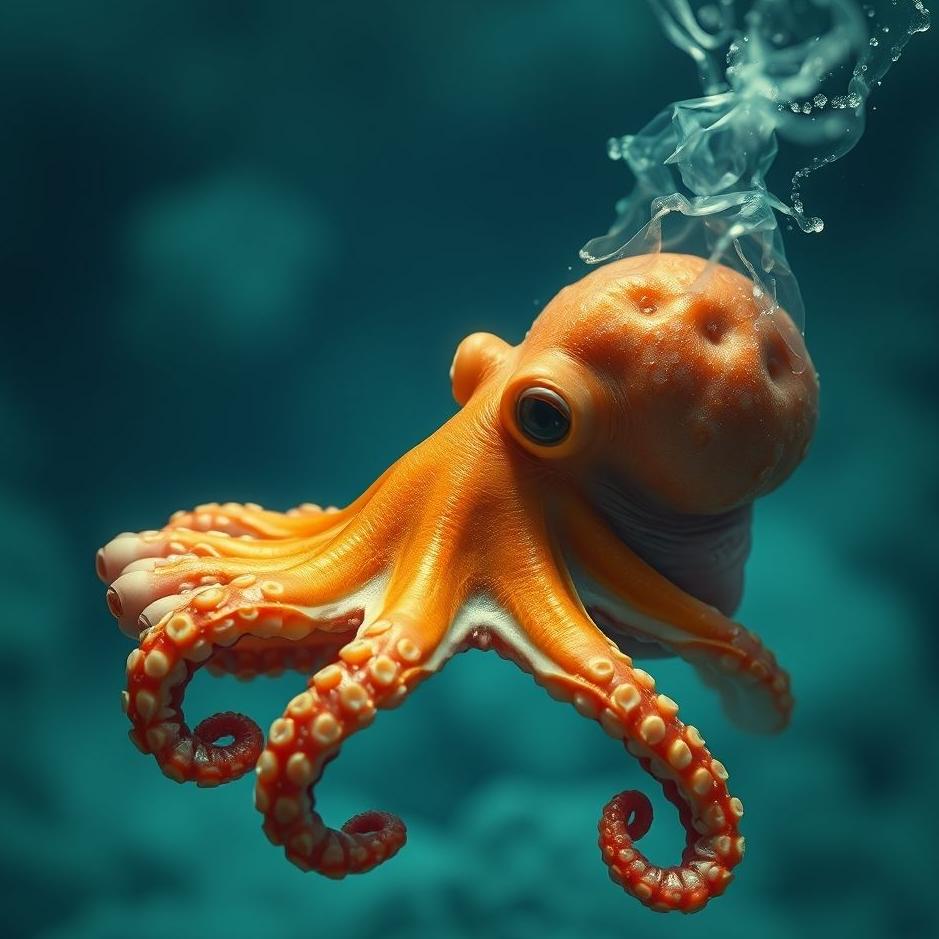 Dream : Octopus adhesion to the foot in the dream