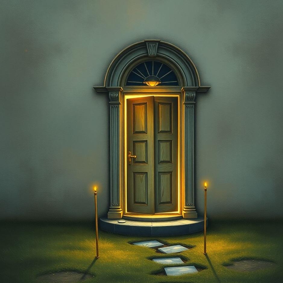 Dream : Off at the door in a dream