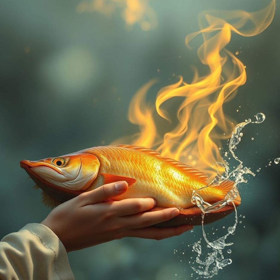Dream : Offering fish bread in a dream