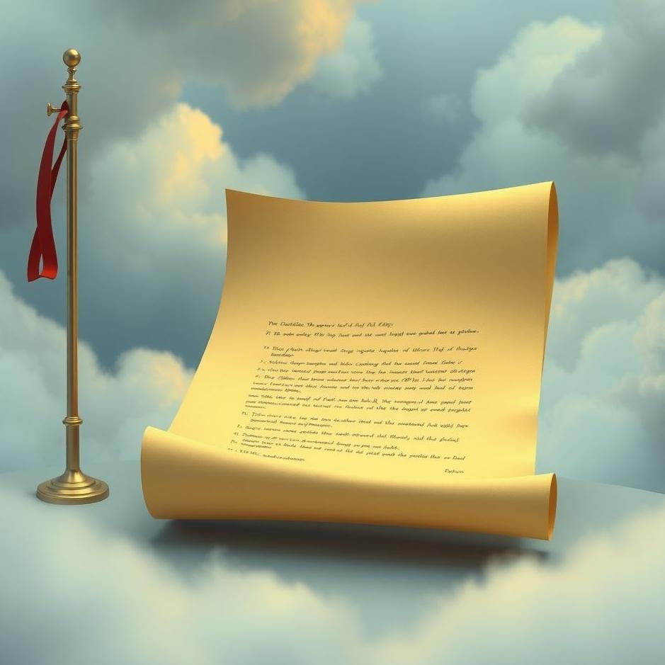 Dream : Official paper in a dream